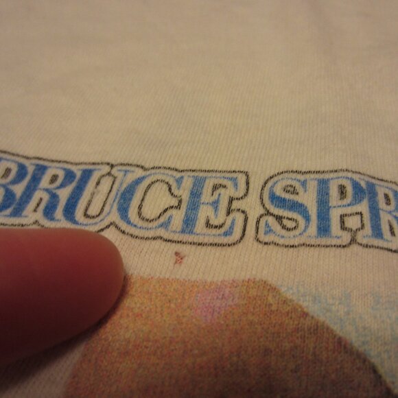 Vintage 1984 Bruce Springsteen Born In The USA World Tour T-shirt Medium - Picture 8 of 10